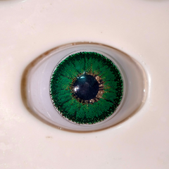 Circle Green Colored Contact Lenses – Glamji PureLine (1-Year)