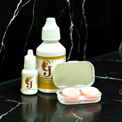 C. Blue Colored Contact Lenses – Glamji PureLine (1-Year)