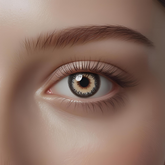 Pure Hazel Colored Contact Lenses – Glamji LuxeShine (1-Year)