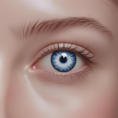 True Sapphire Colored Contact Lenses – Glamji LuxeShine (1-Year)