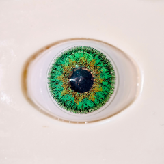 C. Green Colored Contact Lenses – Glamji PureLine (1-Year)