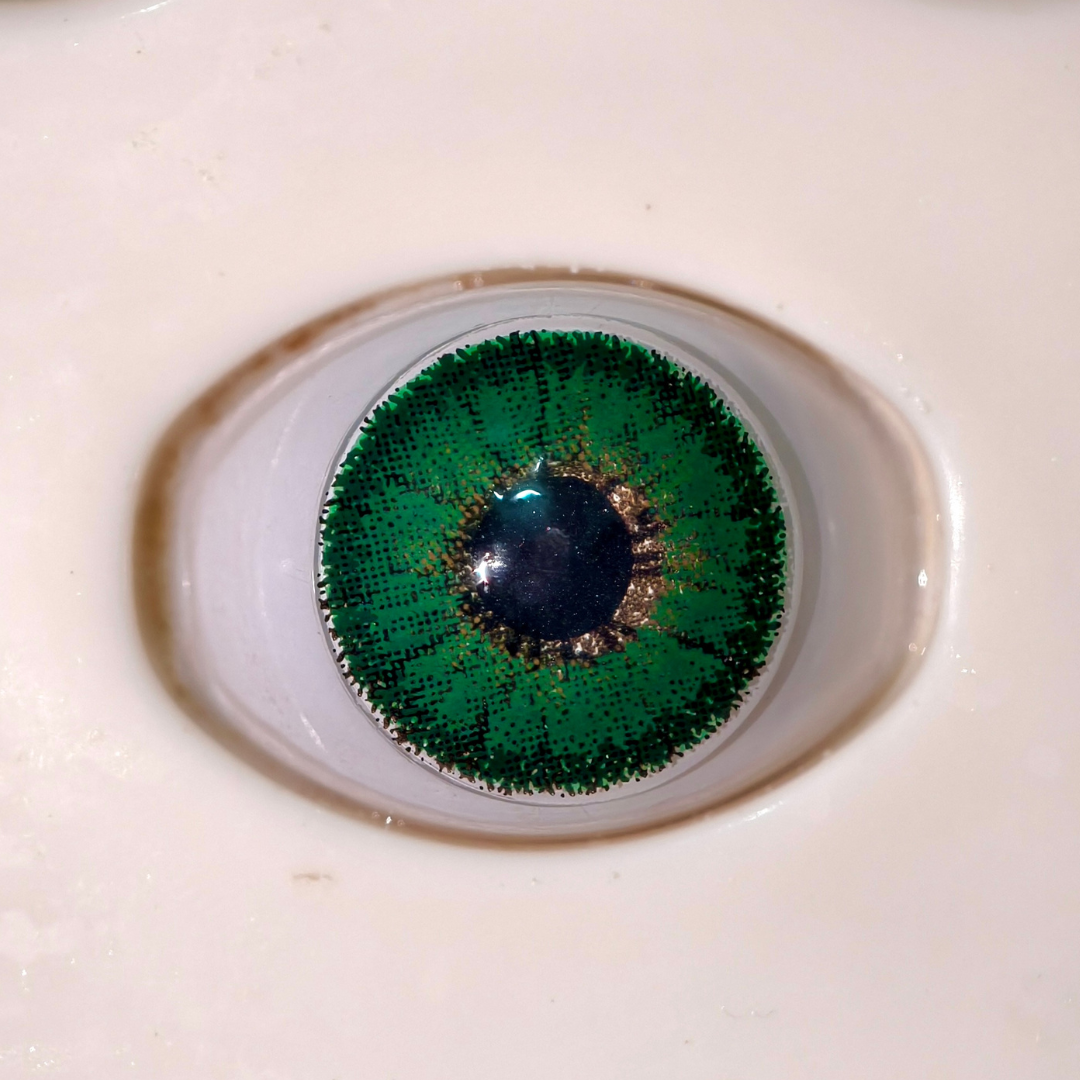 Circle Green Colored Contact Lenses – Glamji PureLine (1-Year)