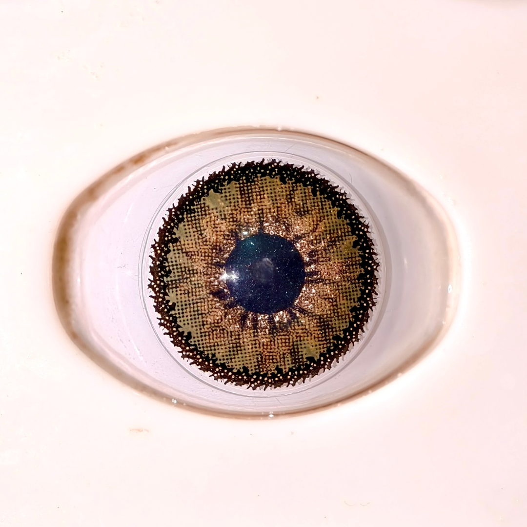 Circle Hazel Colored Contact Lenses – Glamji PureLine (1-Year)