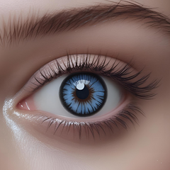 Blue Colored Contact Lenses – Glamji PureLine (1-Year)