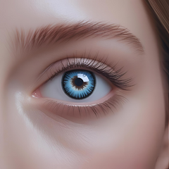 C. Blue Colored Contact Lenses – Glamji PureLine (1-Year)