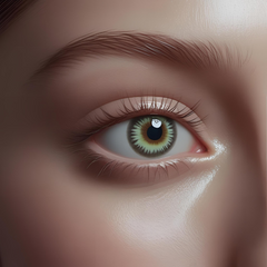 C. Green Colored Contact Lenses – Glamji PureLine (1-Year)