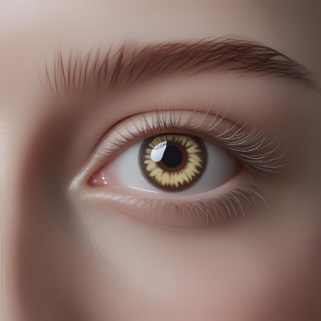 Circle Hazel Colored Contact Lenses – Glamji PureLine (1-Year)
