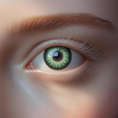 Circle Green Colored Contact Lenses – Glamji PureLine (1-Year)