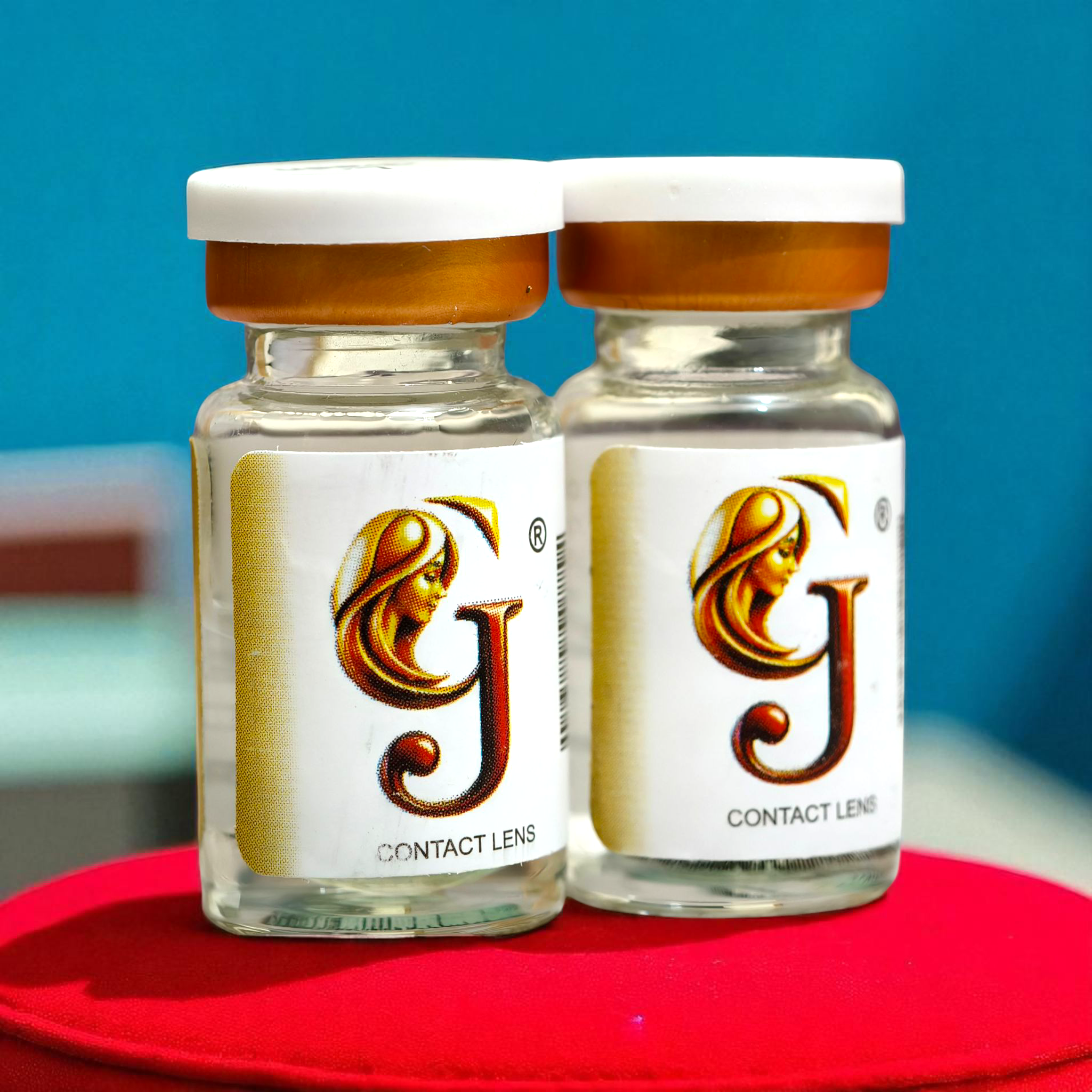 Turquoise Colored Contact Lenses – Glamji PureLine (1-Year)