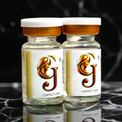 C. Platinum Colored Contact Lenses – Glamji PureLine (1-Year)