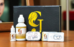 True Sapphire Colored Contact Lenses – Glamji LuxeShine (1-Year)