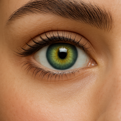 Pale Green Colored Contact Lenses – Glamji Signature Series