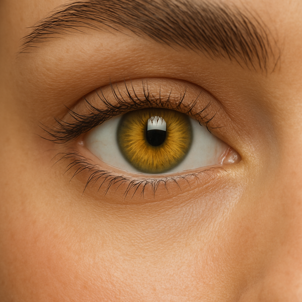 Silky Gold Colored Contact Lenses – Glamji Signature Series