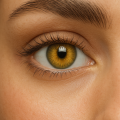 Silky Gold Colored Contact Lenses – Glamji Signature Series