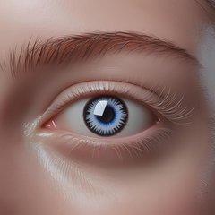 True Sapphire Colored Contact Lenses – Glamji PureLine (1-Year)