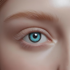 Turquoise Colored Contact Lenses – Glamji PureLine (1-Year)
