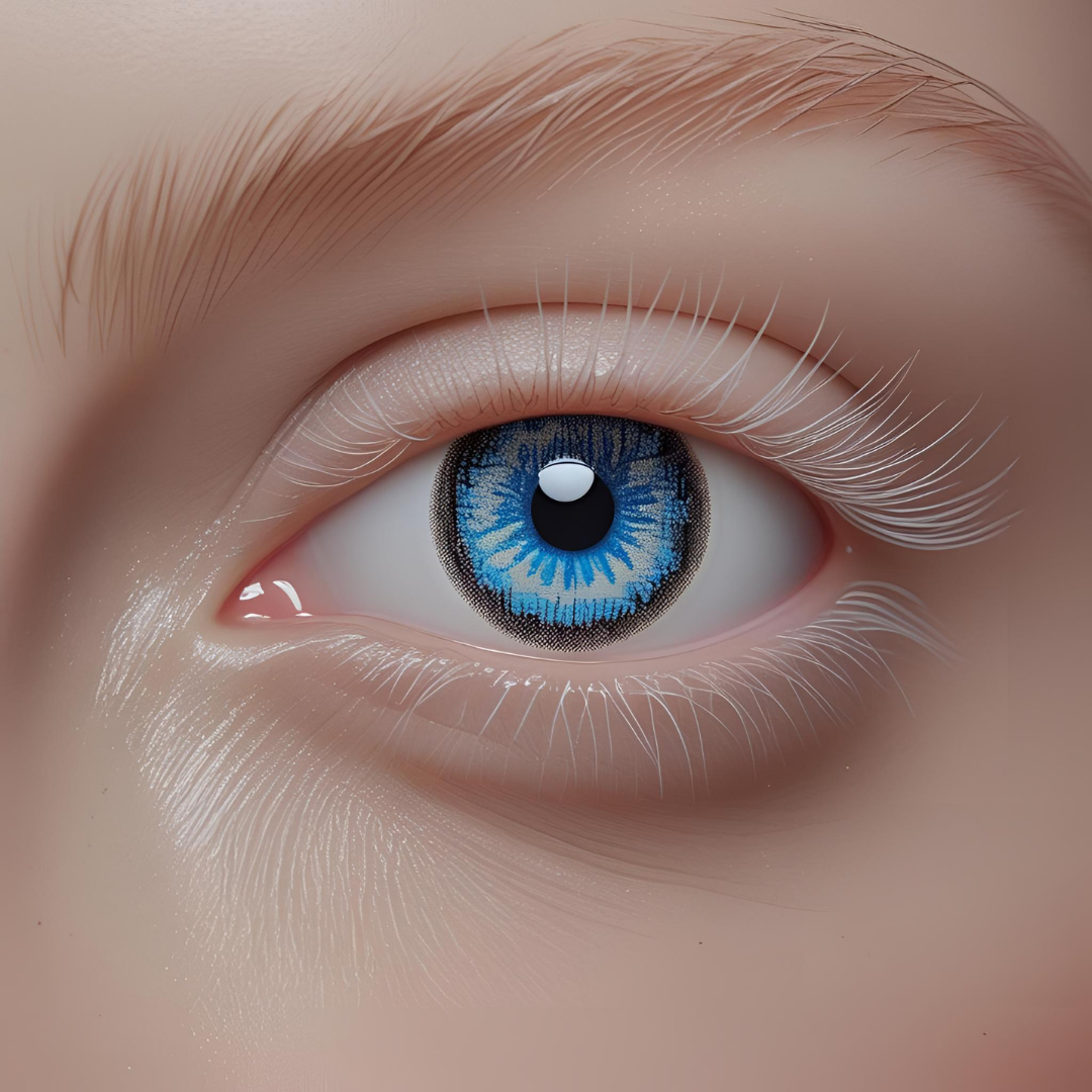 Vivid Blue Colored Contact Lenses – Glamji PureLine (1-Year)