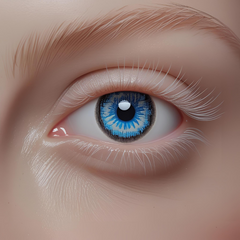 Vivid Blue Colored Contact Lenses – Glamji PureLine (1-Year)