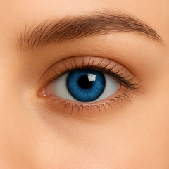 Pacific Blue Colored Contact Lenses – Glamji PureLine (1-Year)